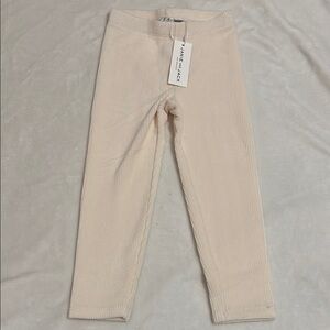Janie and Jack Cream Kids Corduroy Leggings